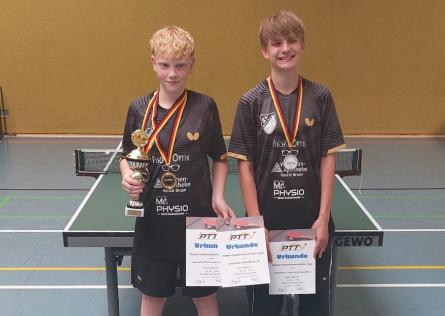 Lasse Blenk ist U15-Bezirksmeister